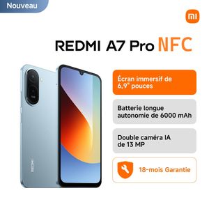 Redmi A7 Pro 4G NFC 6.9" - 64Gb - 4GB up to 8GB RAM - 6000mAH – Blue