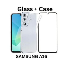 Coque Samsung A16 Transparente Antichoc + Verre Trempé Inclus – Protection Complète Haute Qualité