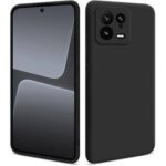Coque Silicone Noir pour Xiaomi MI 13 Pochette Cover Protection