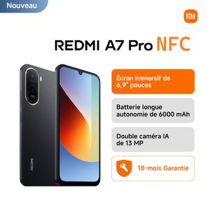 Redmi A7 Pro 4G NFC 6.9" – 128Gb - 4GB up to 8GB RAM - 6000mAH - Black